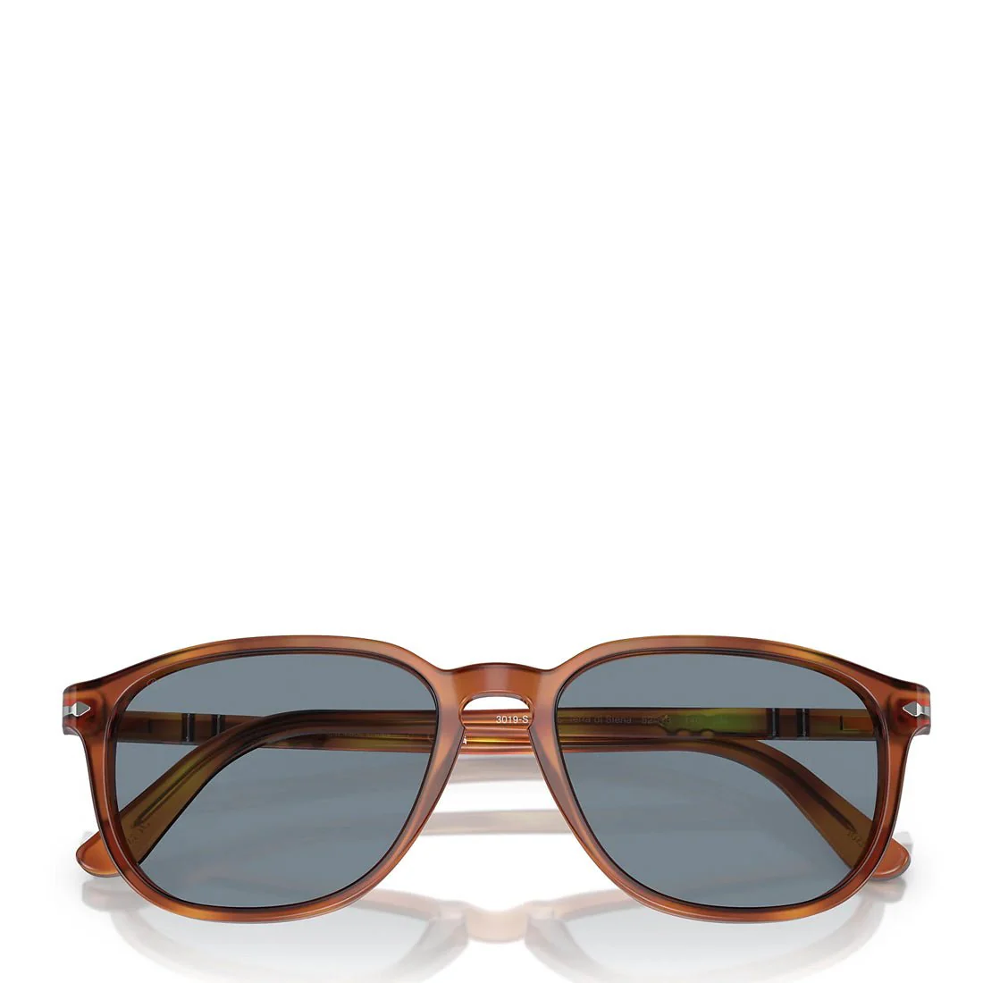 Persol 0PO3019S 96/56 55 Sunglasses Terra Di Siena / Light Blue - Image 5