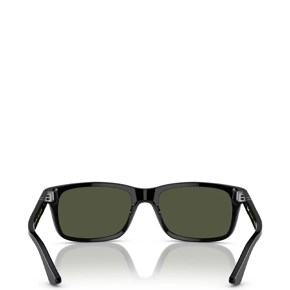 Persol 0PO3048S 900058  58 Sunglasses Black / Green Polarized - Image 4