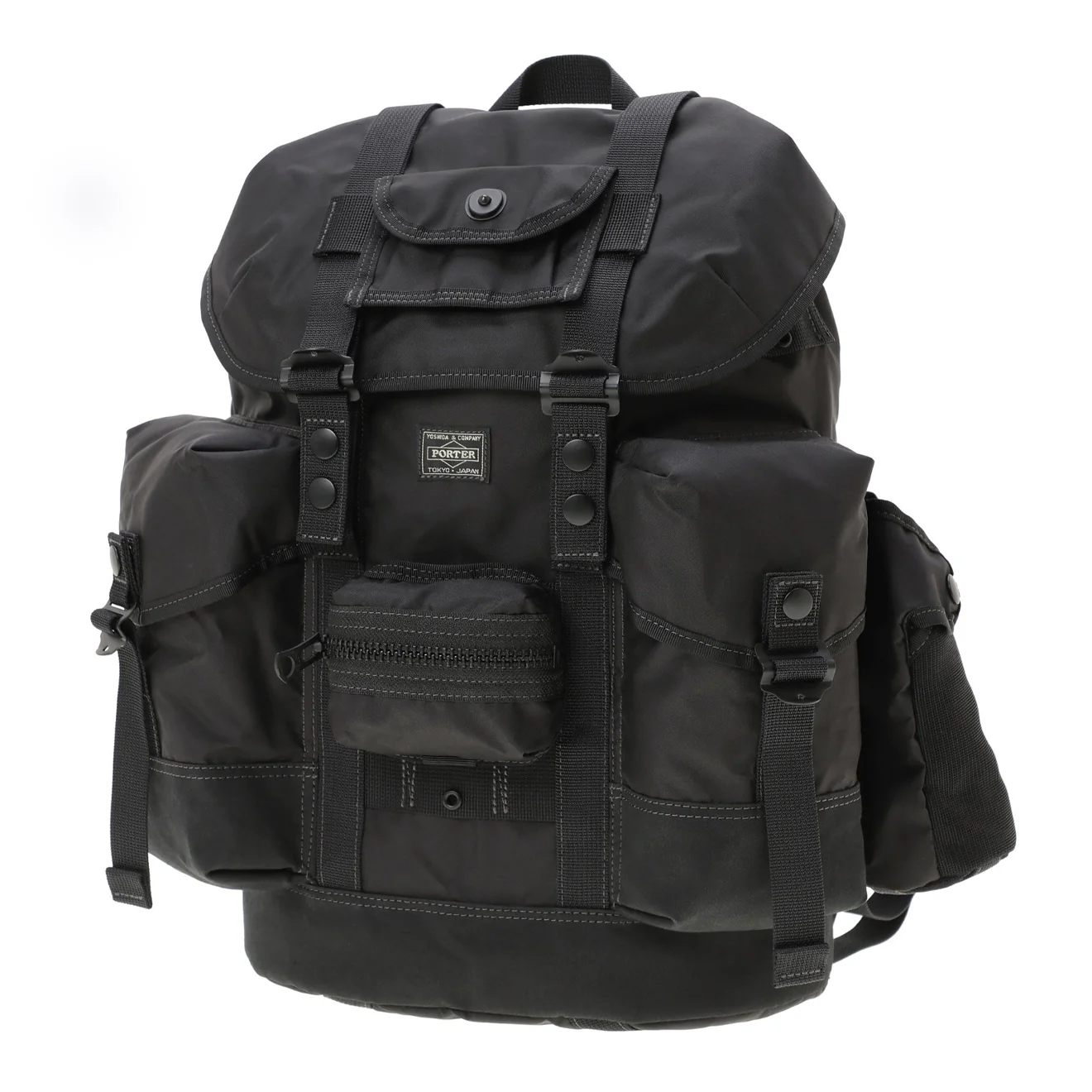 Porter-Yoshida and Co All Alice Pack With Pouches Black
