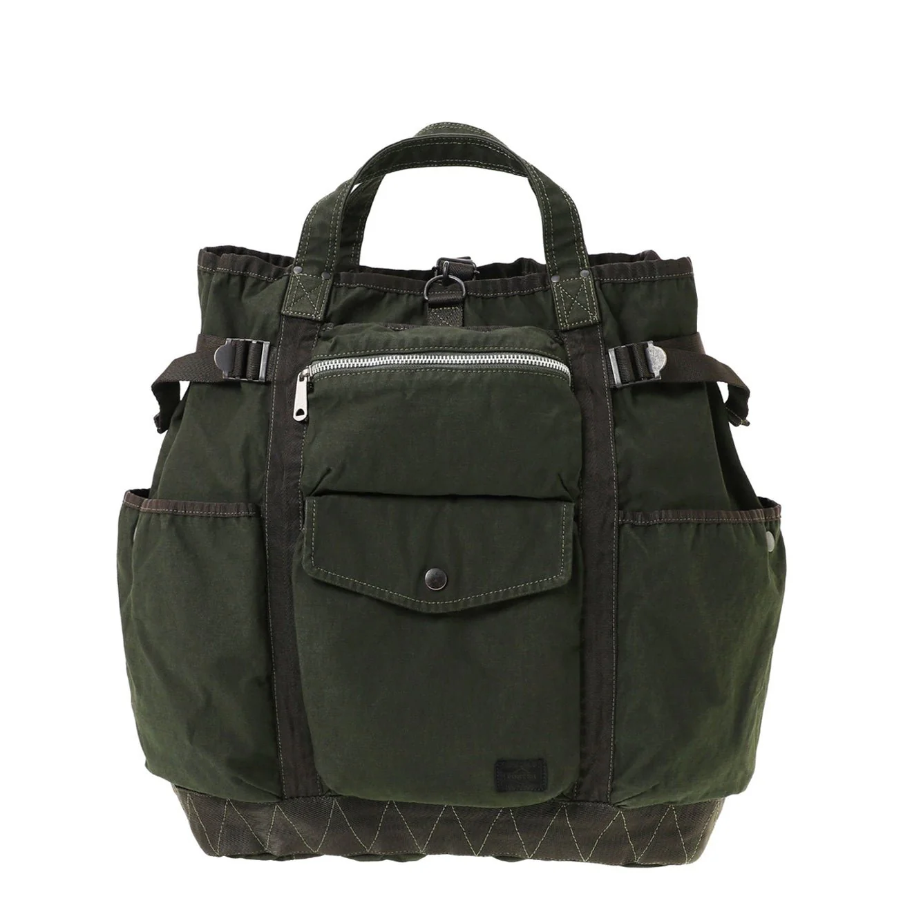 Porter-Yoshida and Co Crag 2 Way Rucksack Khaki