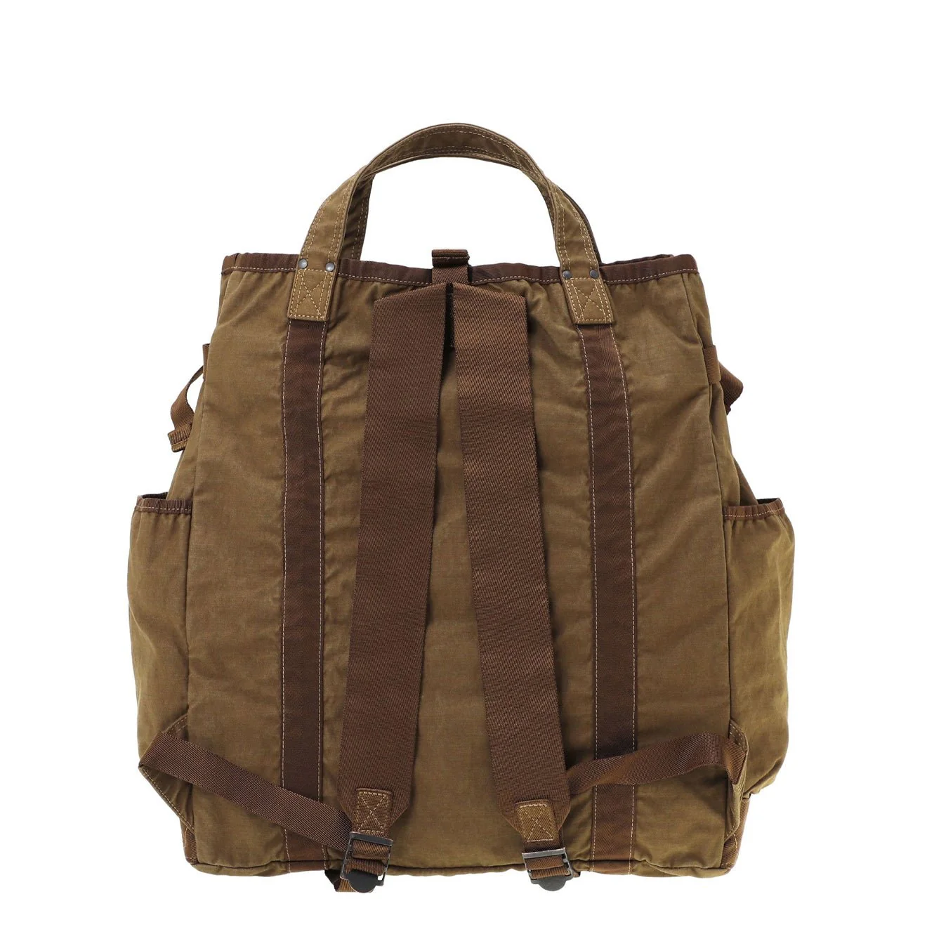 Porter-Yoshida and Co Crag 2 Way Rucksack Khaki - Image 2