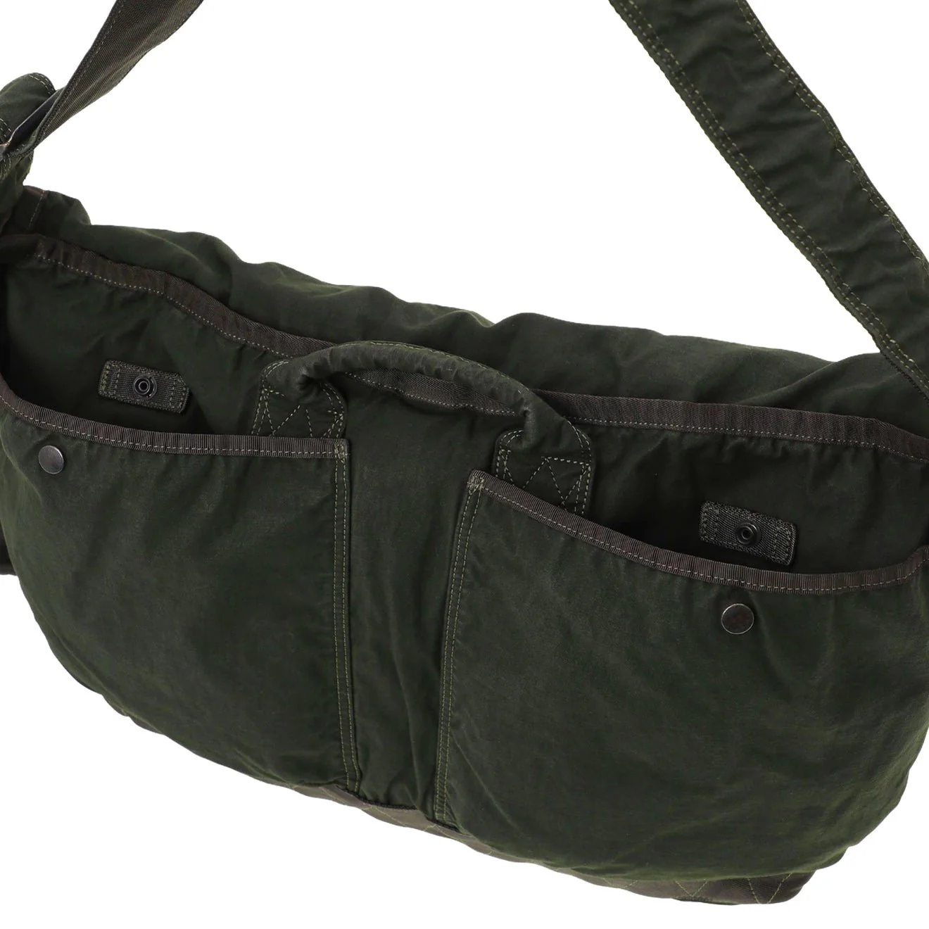 Porter-Yoshida and Co Crag Messenger Bag L Navy - Image 3