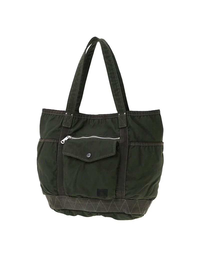 Porter-Yoshida and Co Crag Tote Bag Khaki