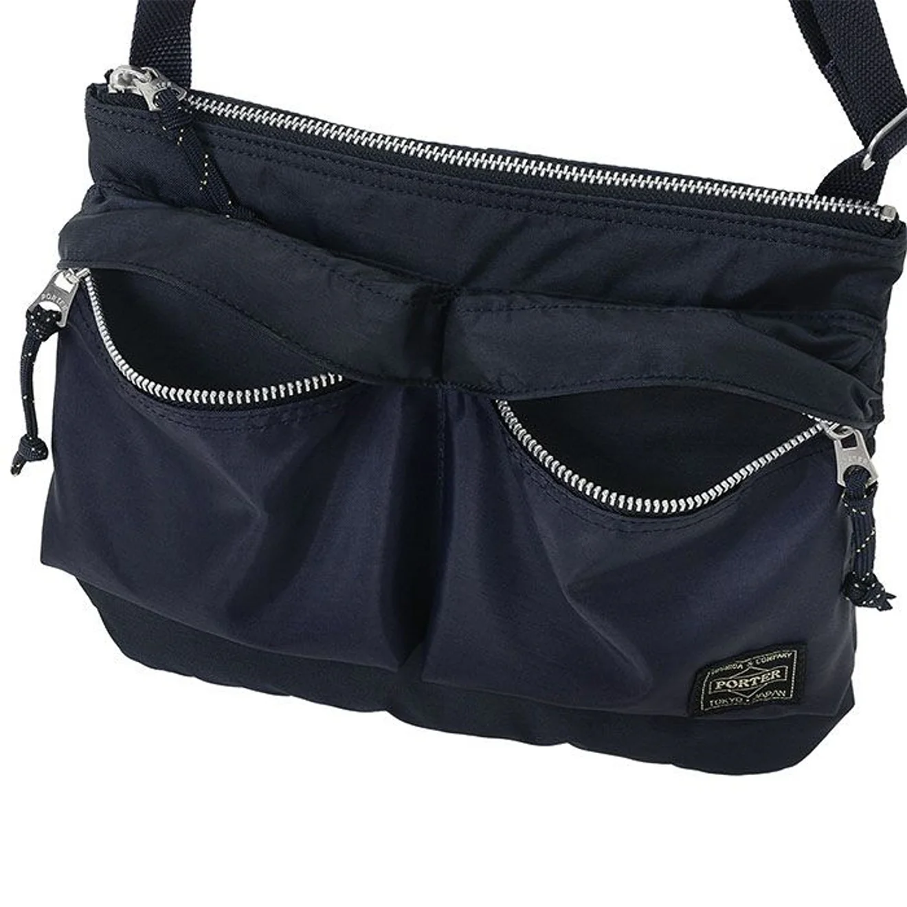 Porter-Yoshida and Co Force Shoulder Bag Navy - Image 2