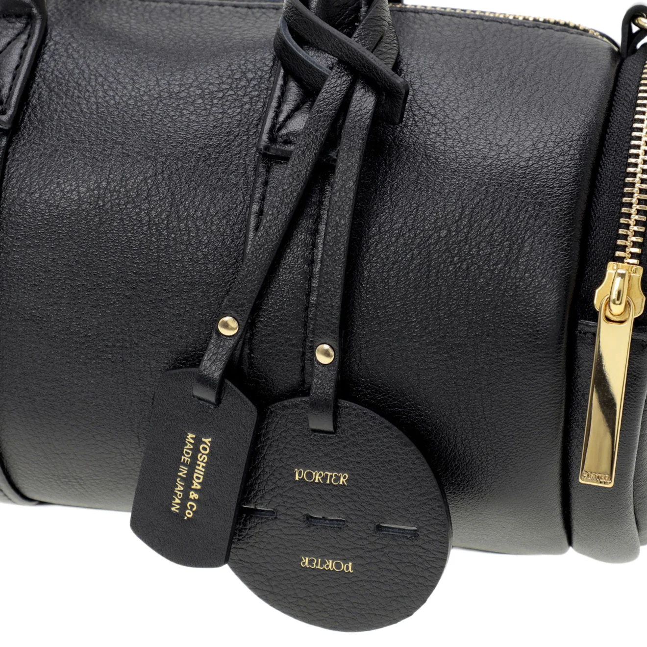 Porter-Yoshida and Co Miniature 2 Way Boston Bag Black - Image 4
