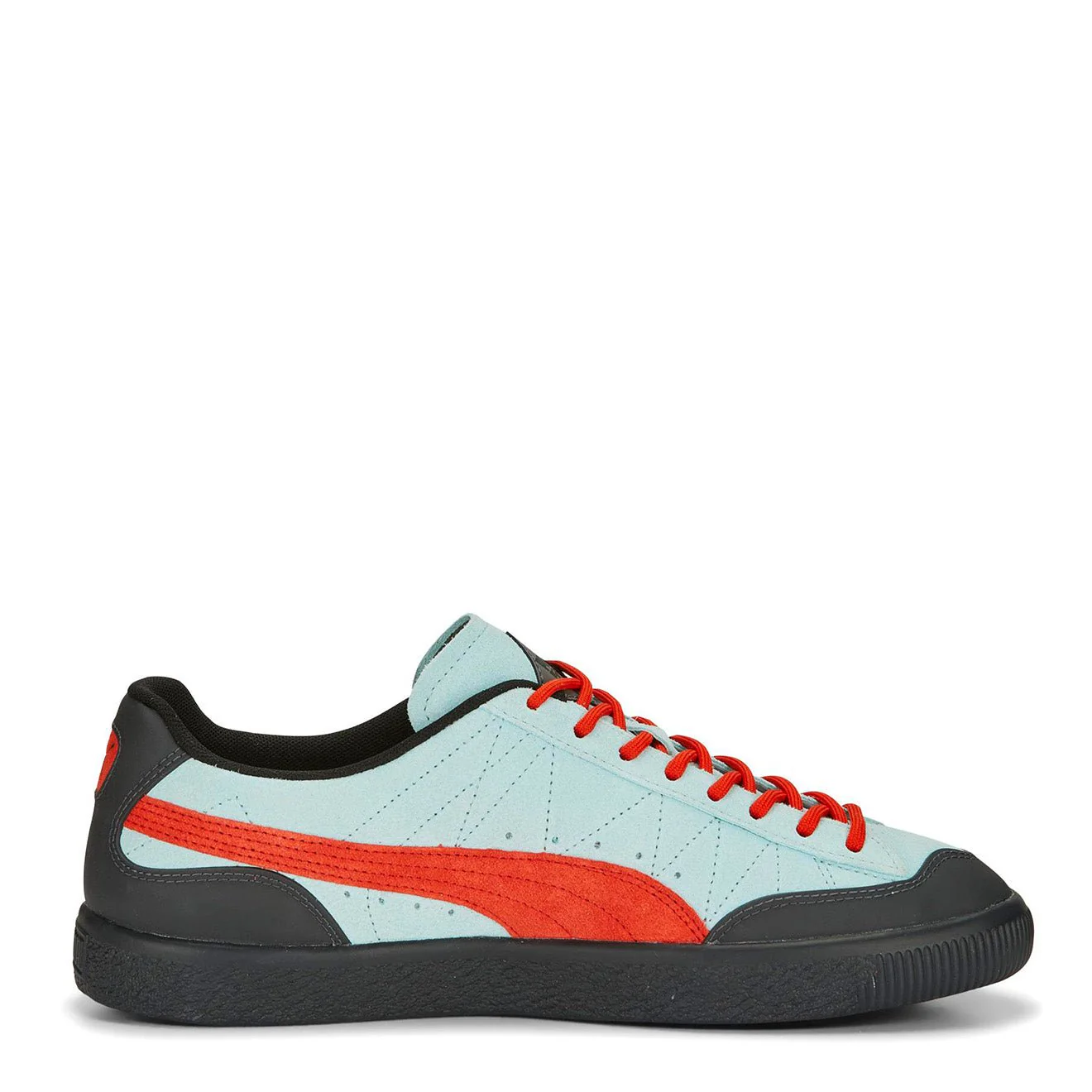 Puma Clyde Rubber PAM Trainer Light Aqua / Warm Earth - Image 2