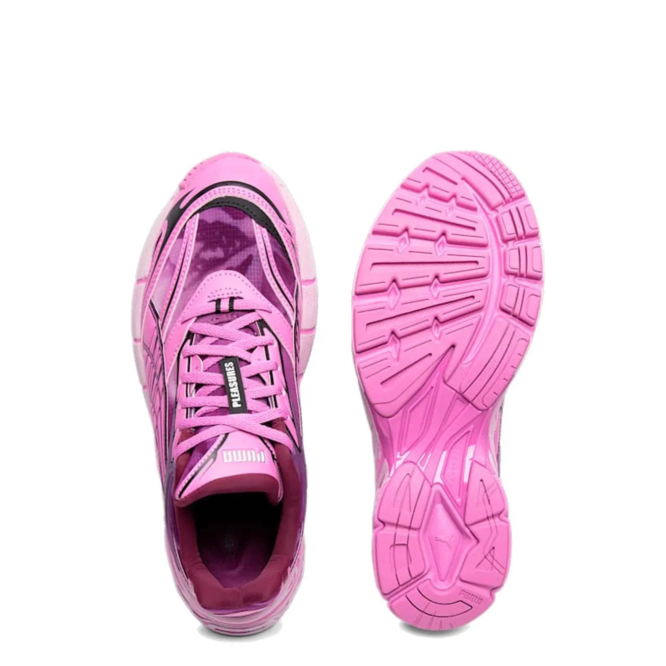 Puma Velophasis Overdyed Pleasure Trainer Grape Wine / Mauve Pop - Image 2