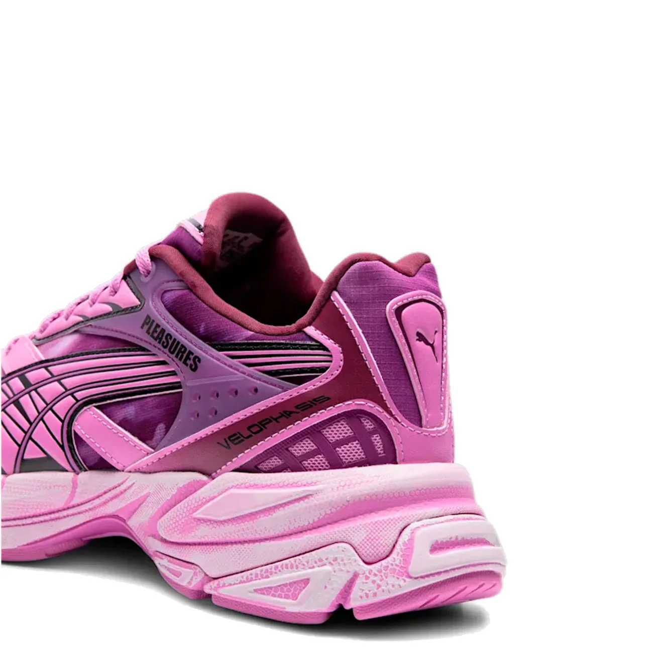 Puma Velophasis Overdyed Pleasure Trainer Grape Wine / Mauve Pop - Image 3