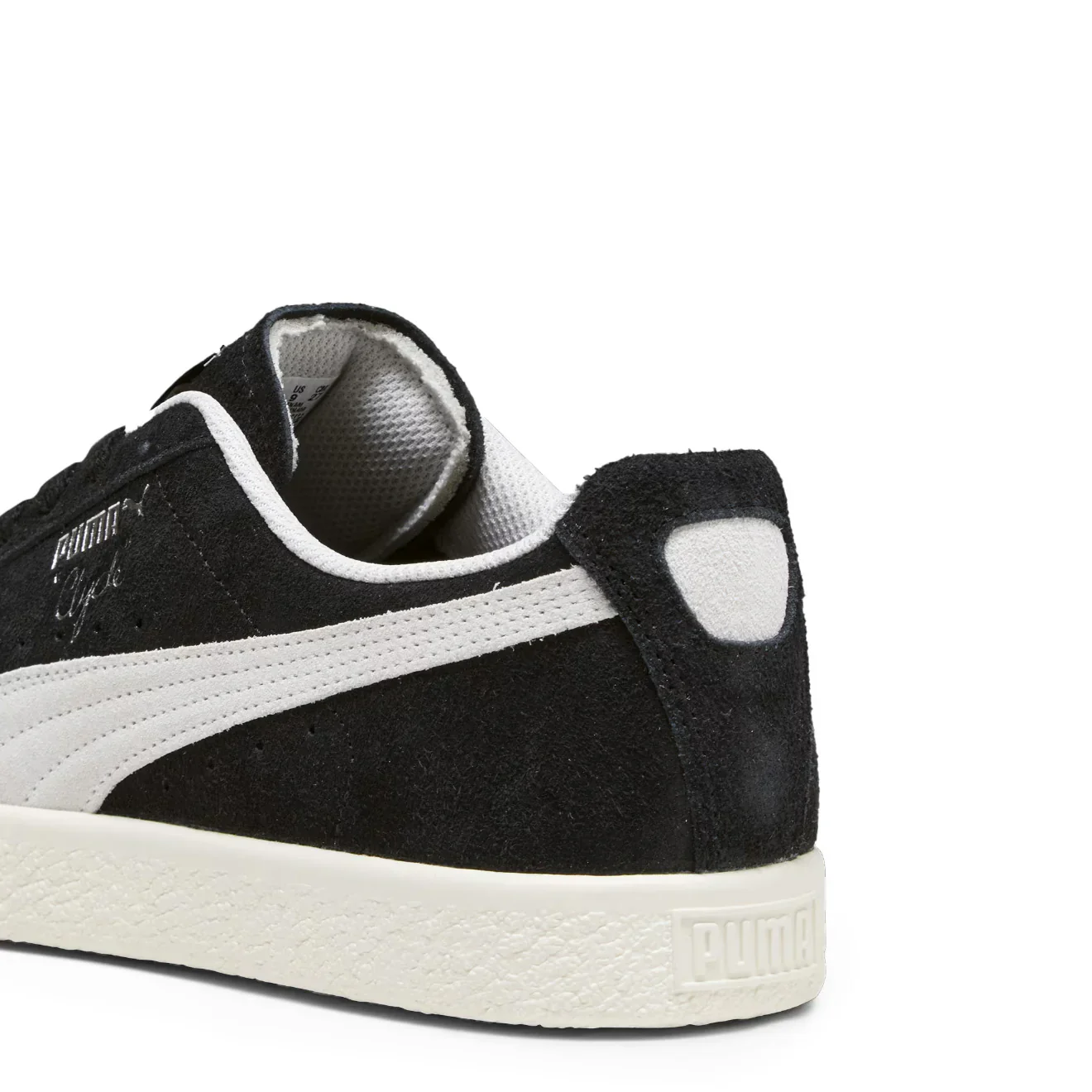 Puma Womens Clyde Teasel Puma Black / Frosted Ivory - Image 4