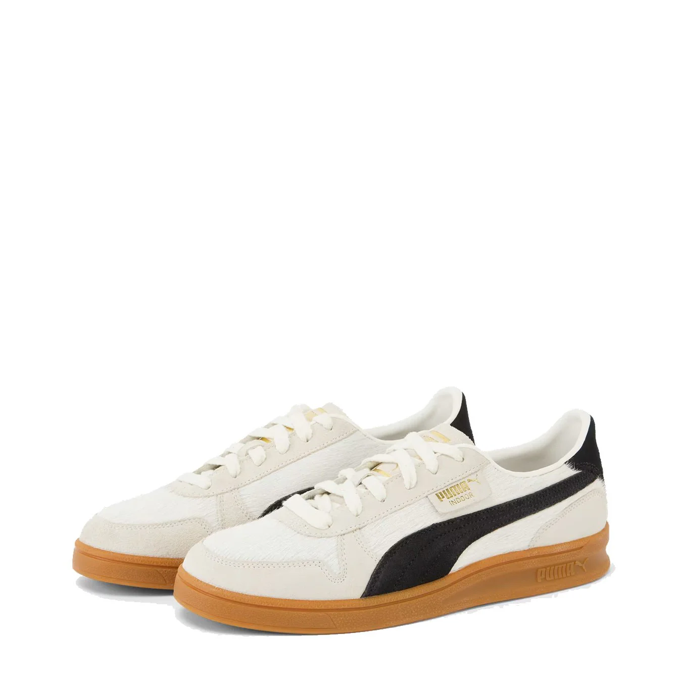 Puma Womens Indoor Canter Trainer Warm White / Puma Black - Image 2