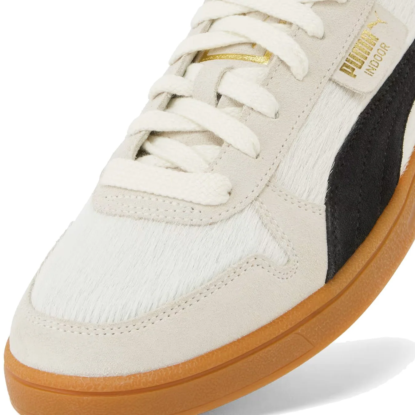 Puma Womens Indoor Canter Trainer Warm White / Puma Black - Image 4