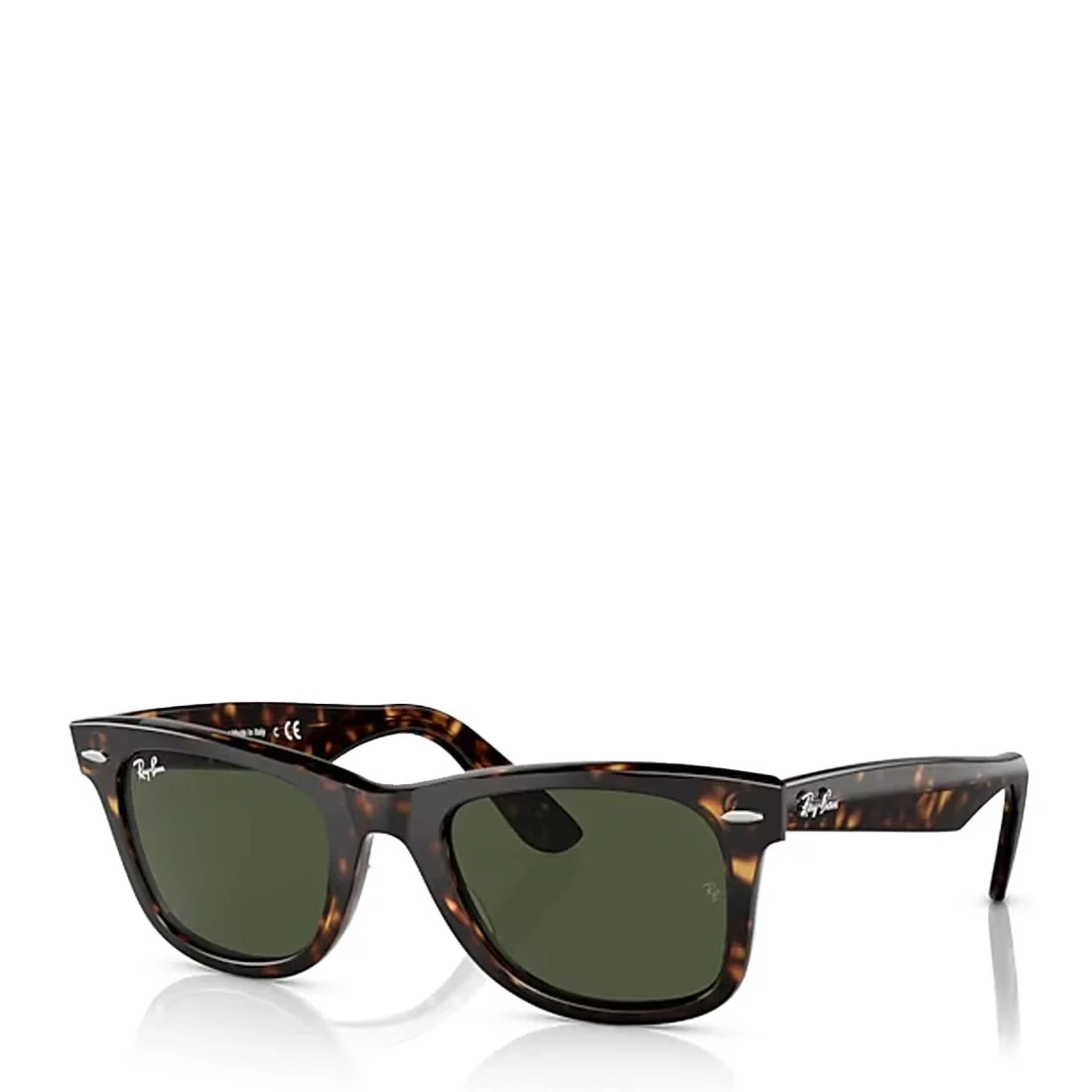 Ray-Ban 135931 50 Original Wayfarer Bio-Based Sunglasses Polished Havana - Image 2