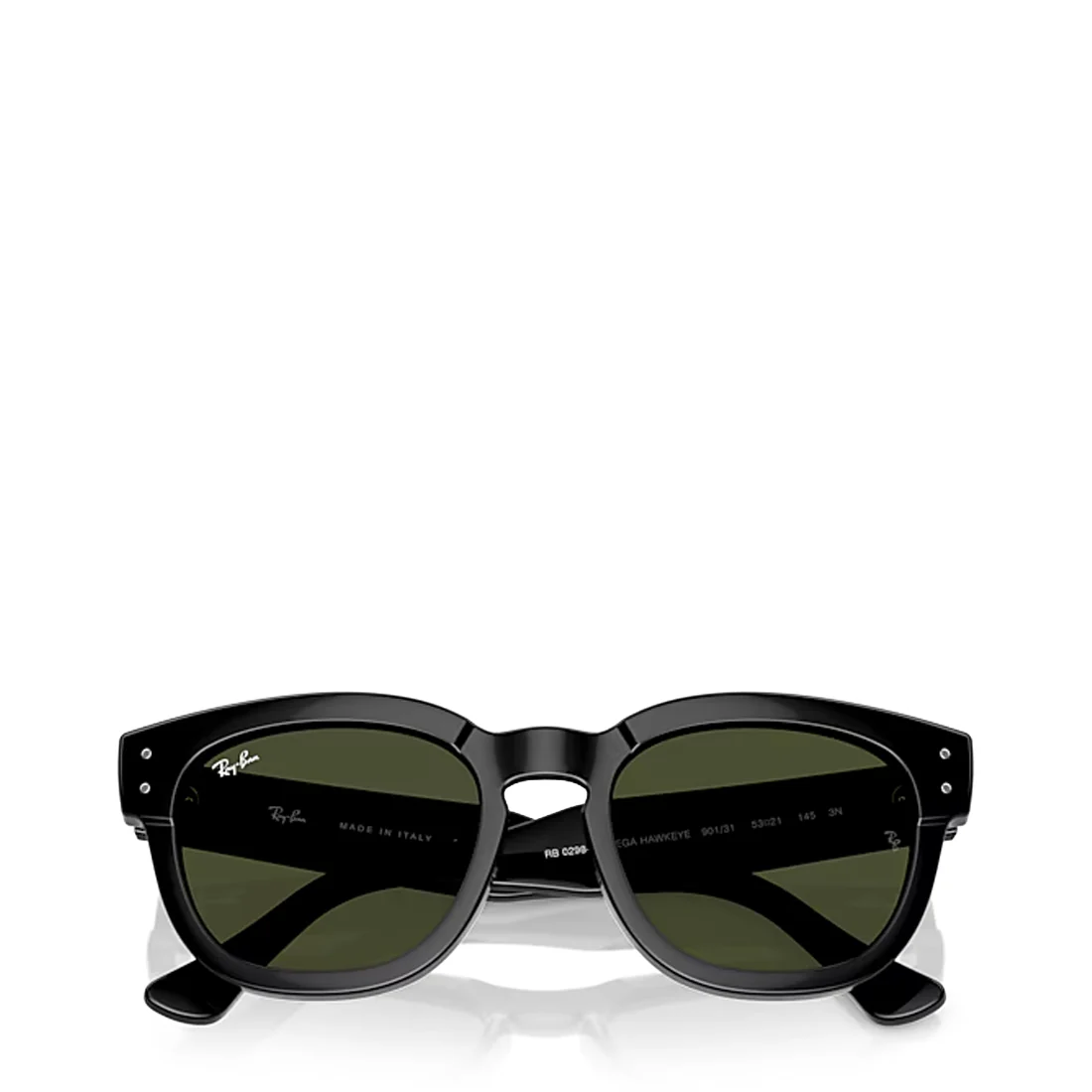 Ray-Ban RB02985 901/31 53 Mega Hawkeye Sunglasses Polished Black - Image 4