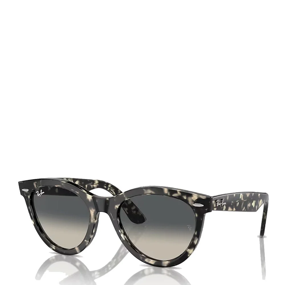 Ray-Ban RB2241 133371 54 Wayfarer Way Sunglasses Grey Havana / Grey Lens - Image 3