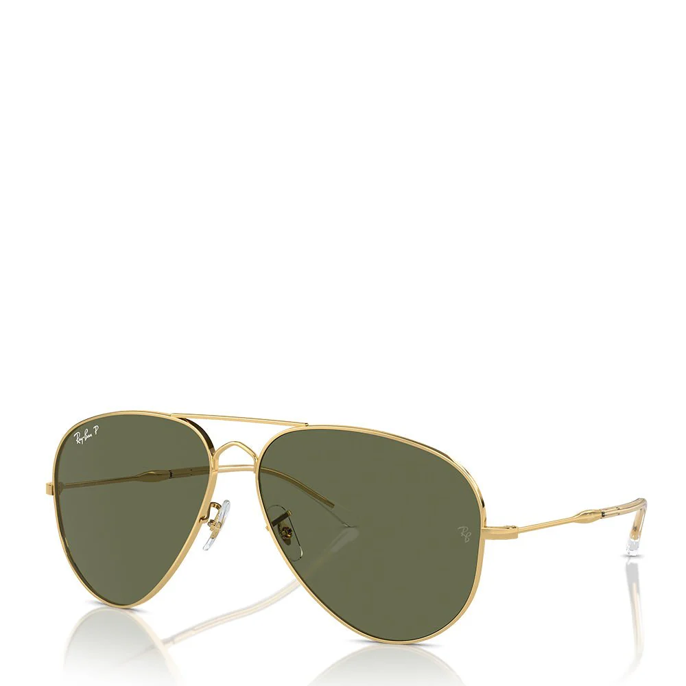 Ray-Ban RB3825 001/31 58 Old Aviator Sunglasses Gold - Image 3