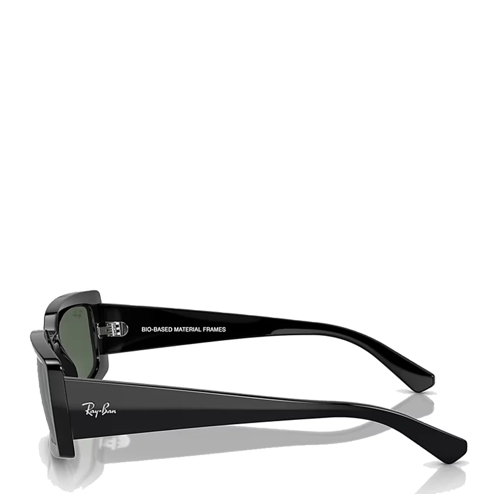 Ray-Ban RB4395 667771 54 Kiliane Sunglasses - Black / Dark Green Lens - Image 2
