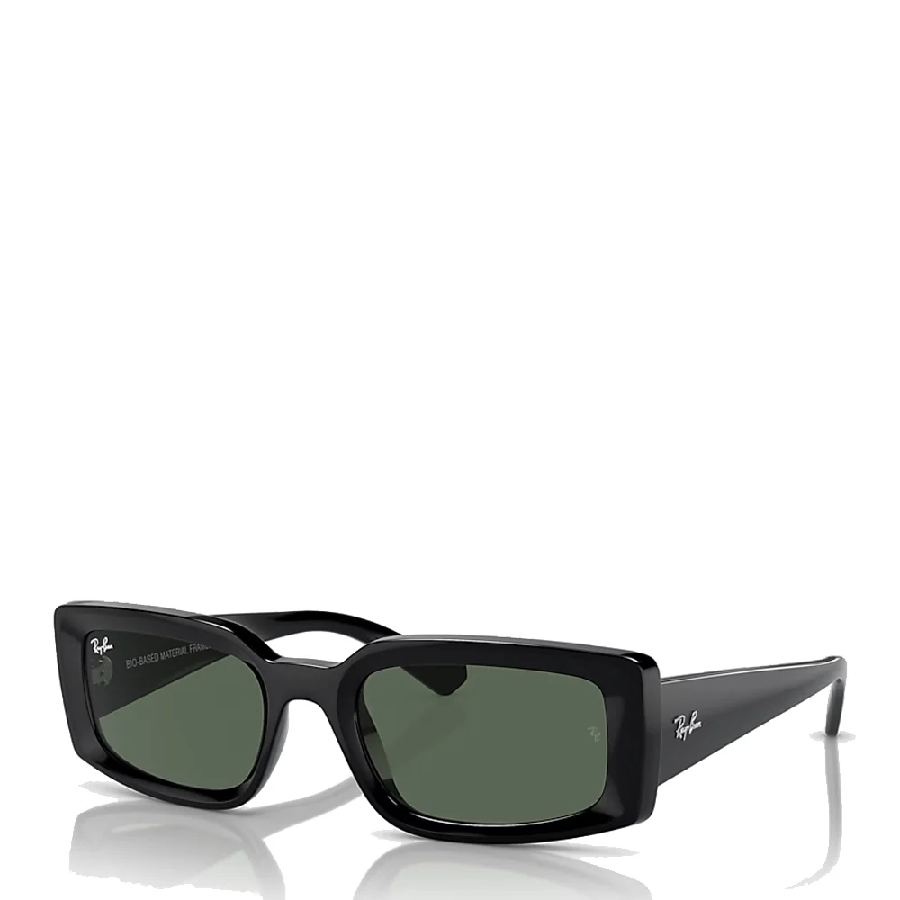 Ray-Ban RB4395 667771 54 Kiliane Sunglasses - Black / Dark Green Lens - Image 3