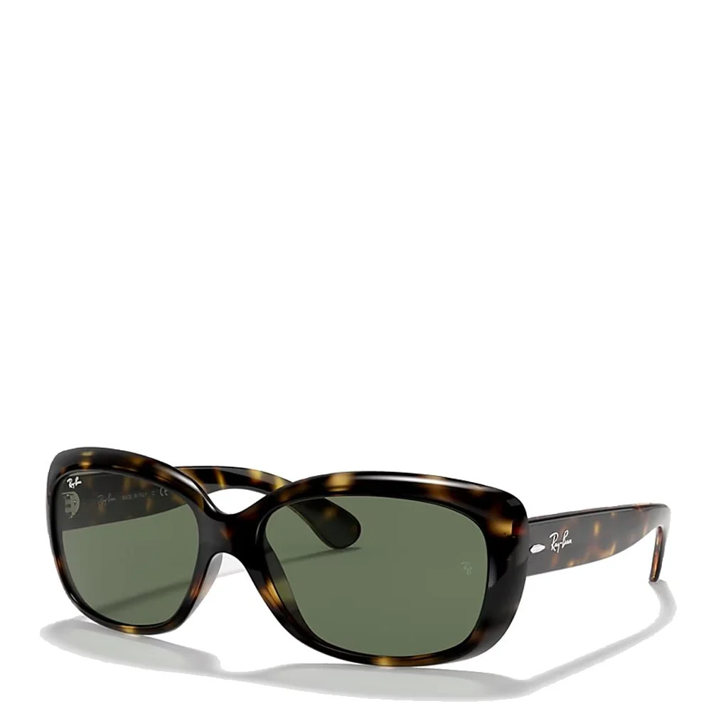 Ray-Ban Womens RB4101 710 58 Jackie Ohh Sunglasses Light Havana / Green Lens - Image 3