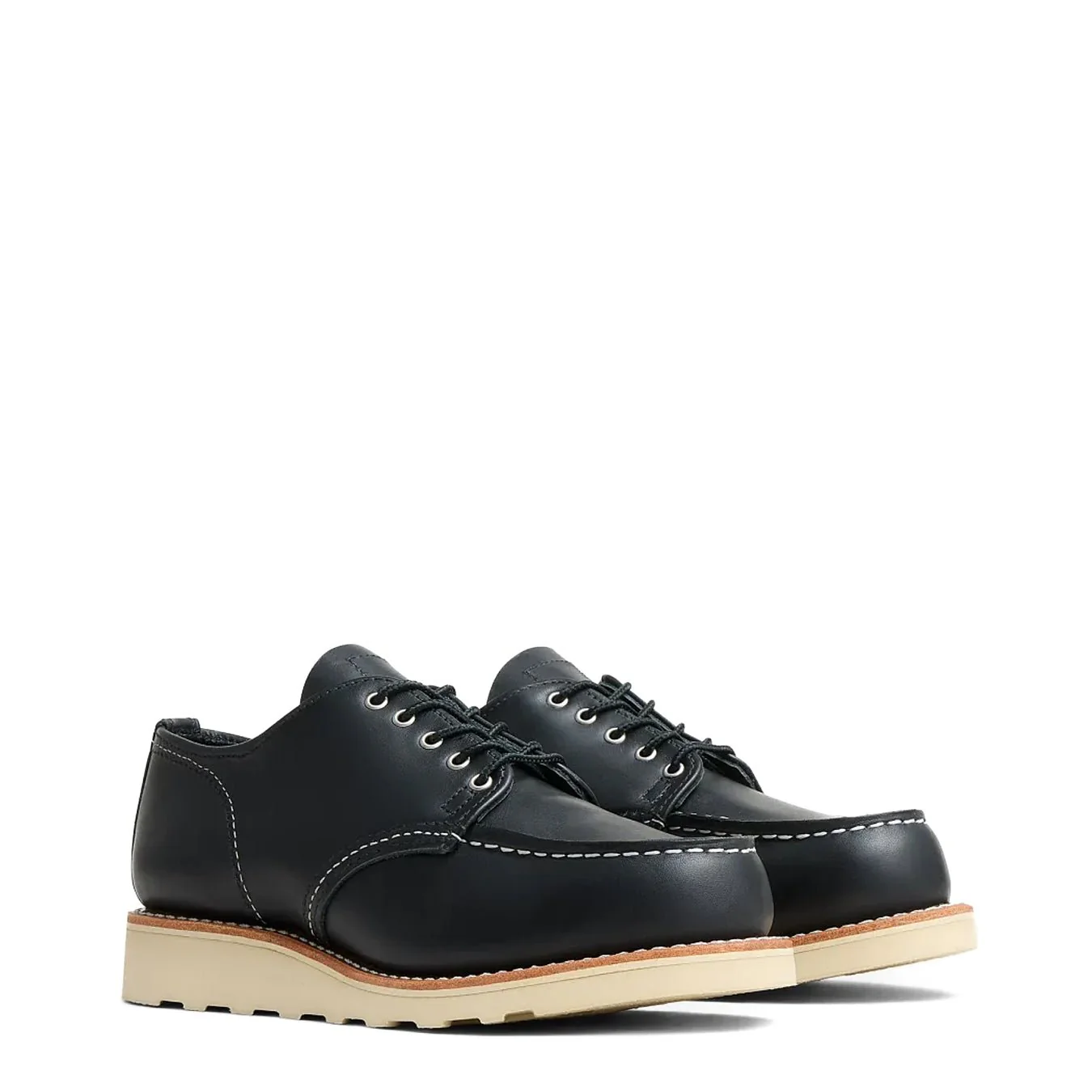 Red Wing Womens Shop Moc Oxford Black Boundary - Image 2