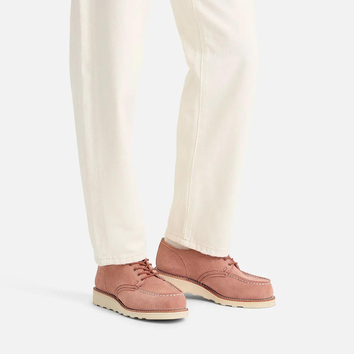 Red Wing Womens Shop Moc Oxford Dusty Rose Abilene - Image 5