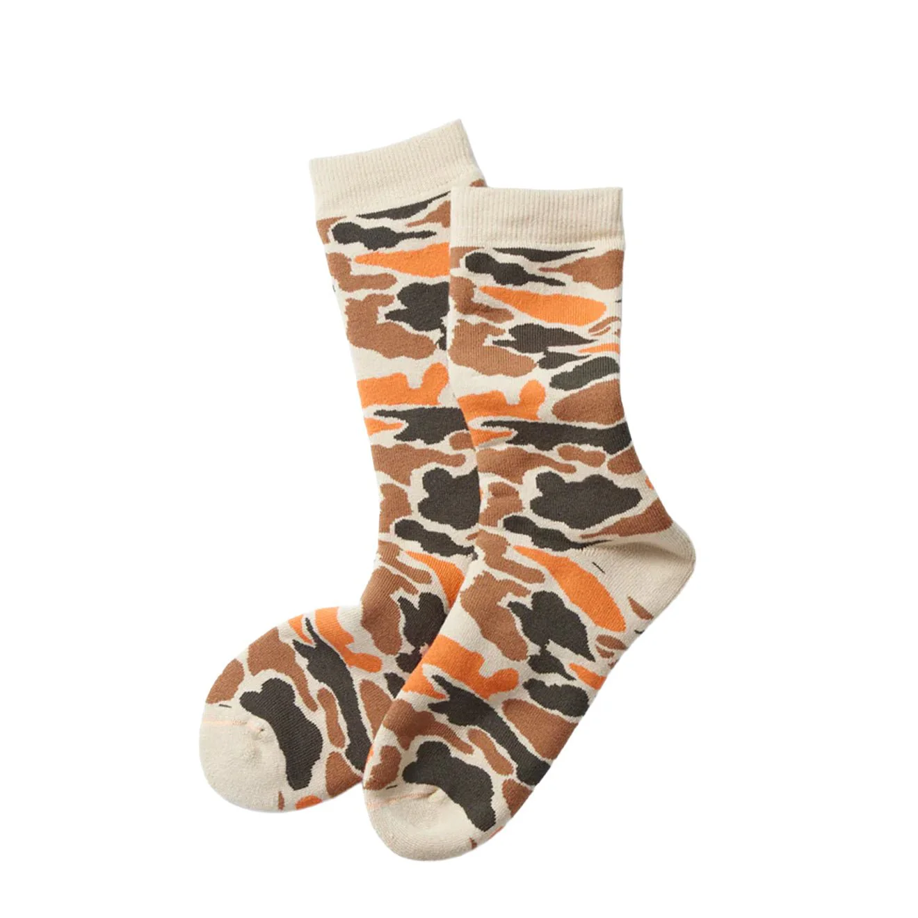 ROTOTO Duck Hunter Camo Socks Light Beige