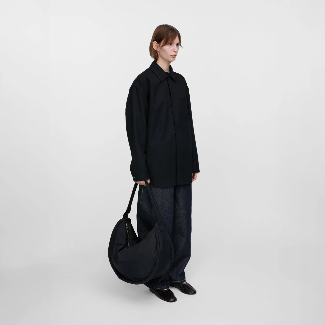 Sandqvist Curve Halfmoon Bag Black - Image 5