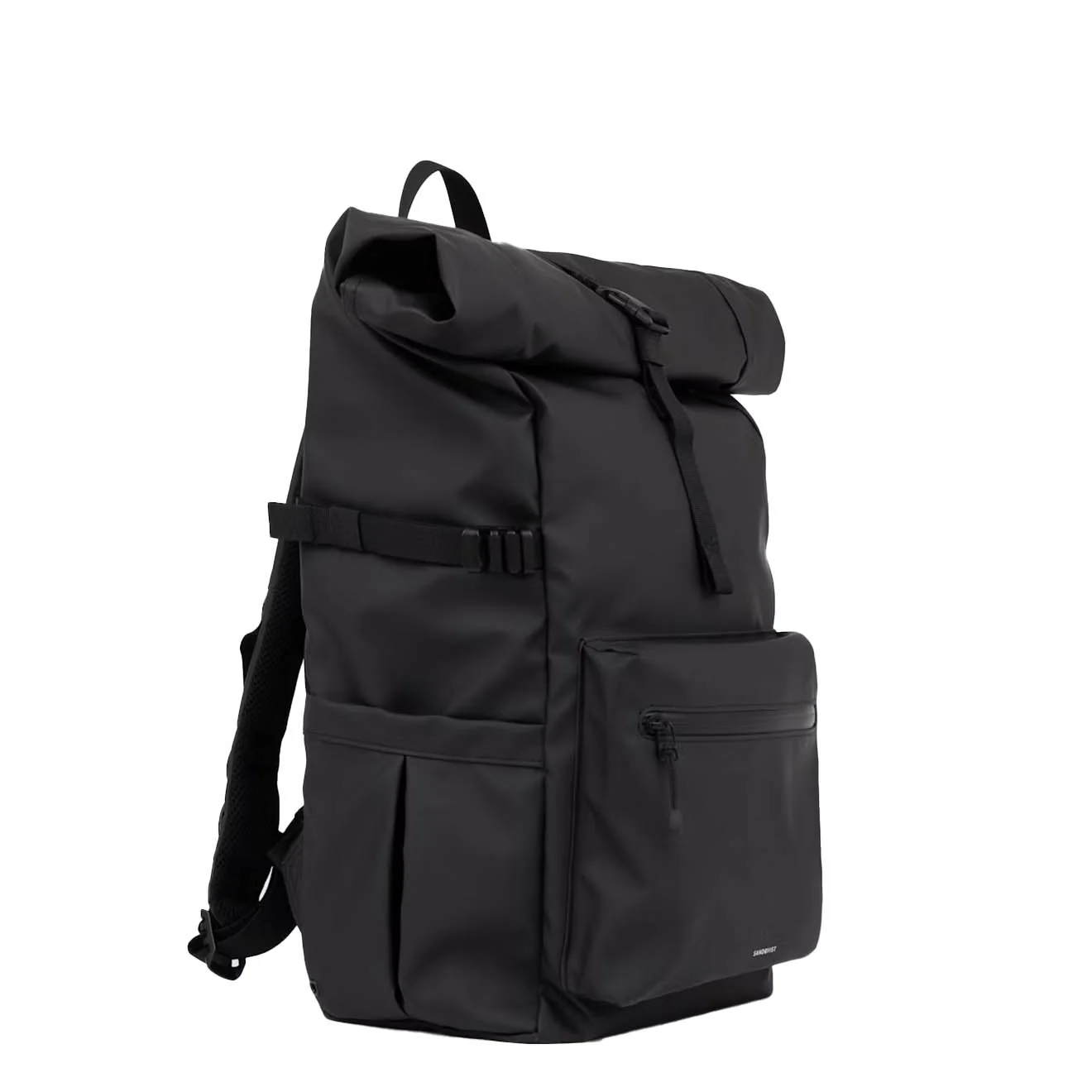 Sandqvist Stream Rolltop Backpack Large Black - Image 2