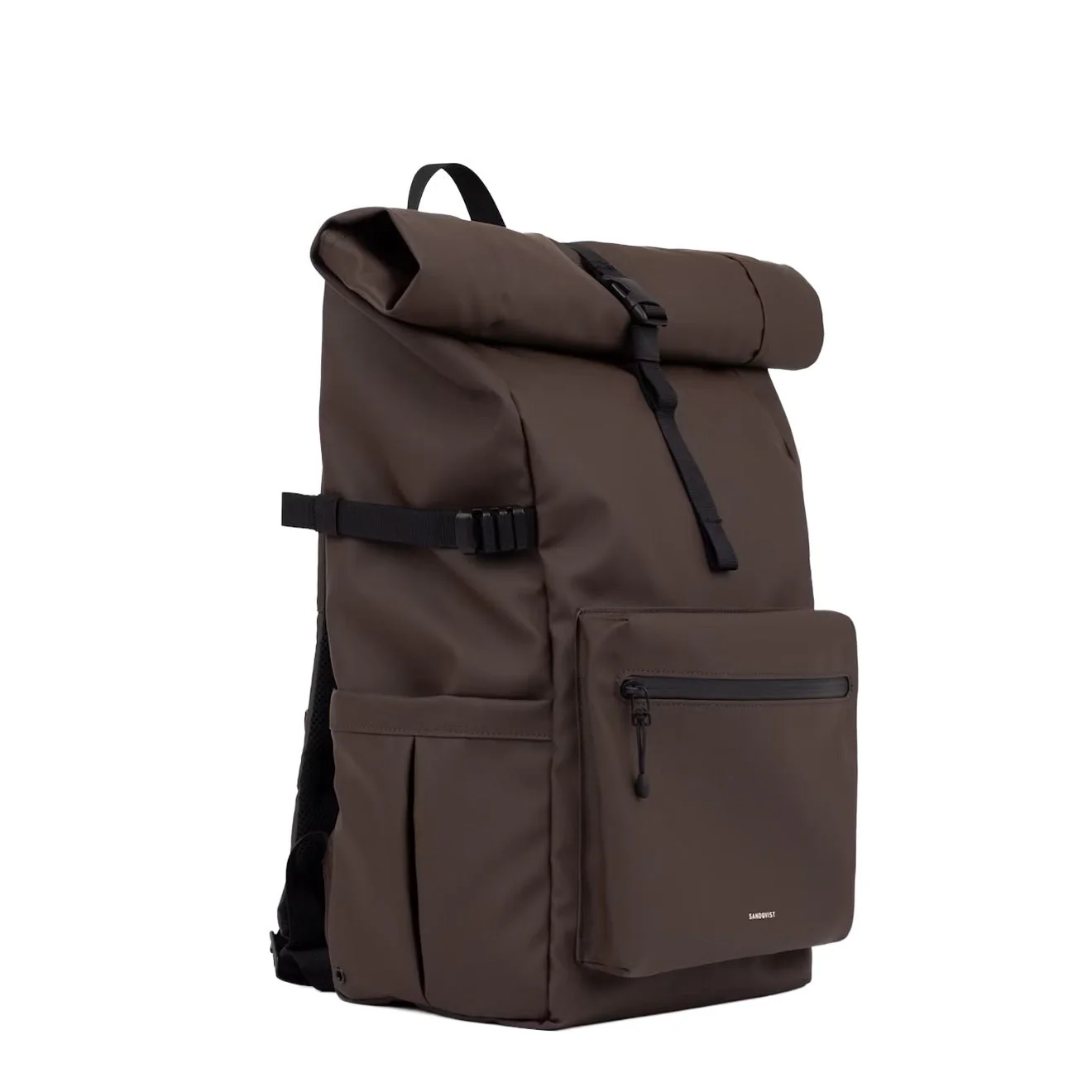 Sandqvist Stream Rolltop Backpack Large Brown - Image 3