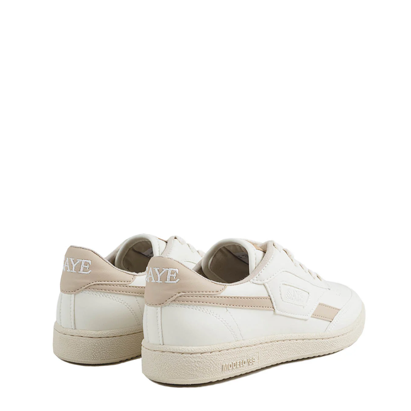 Saye Womens M89 Icon Trainers Beige - Image 5