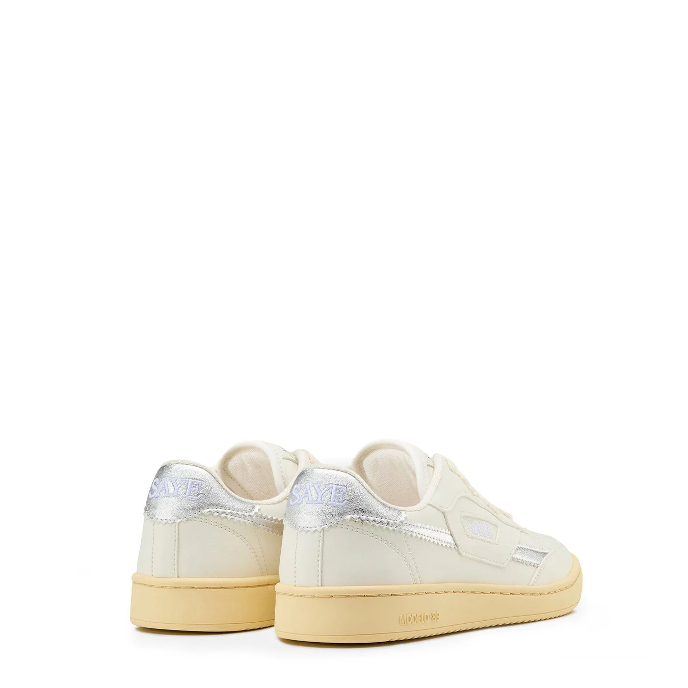 Saye Womens M89 Icon Trainers Metallic Grey - Image 3