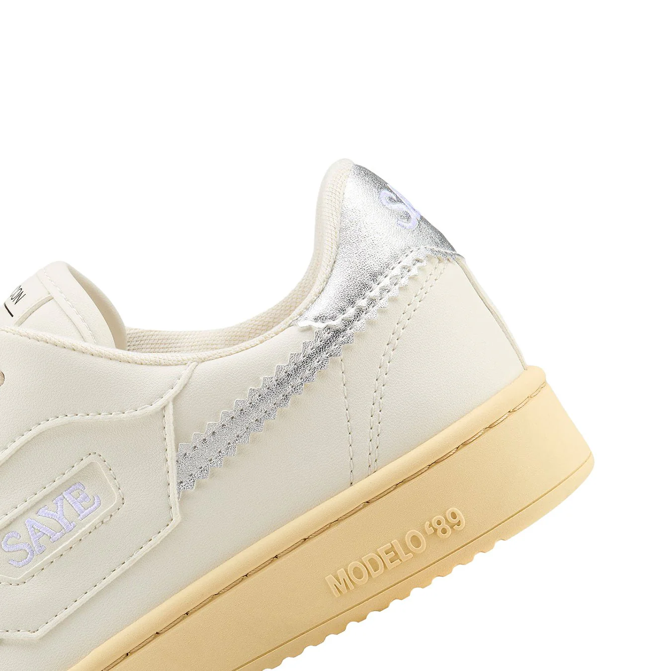 Saye Womens M89 Icon Trainers Metallic Grey - Image 4