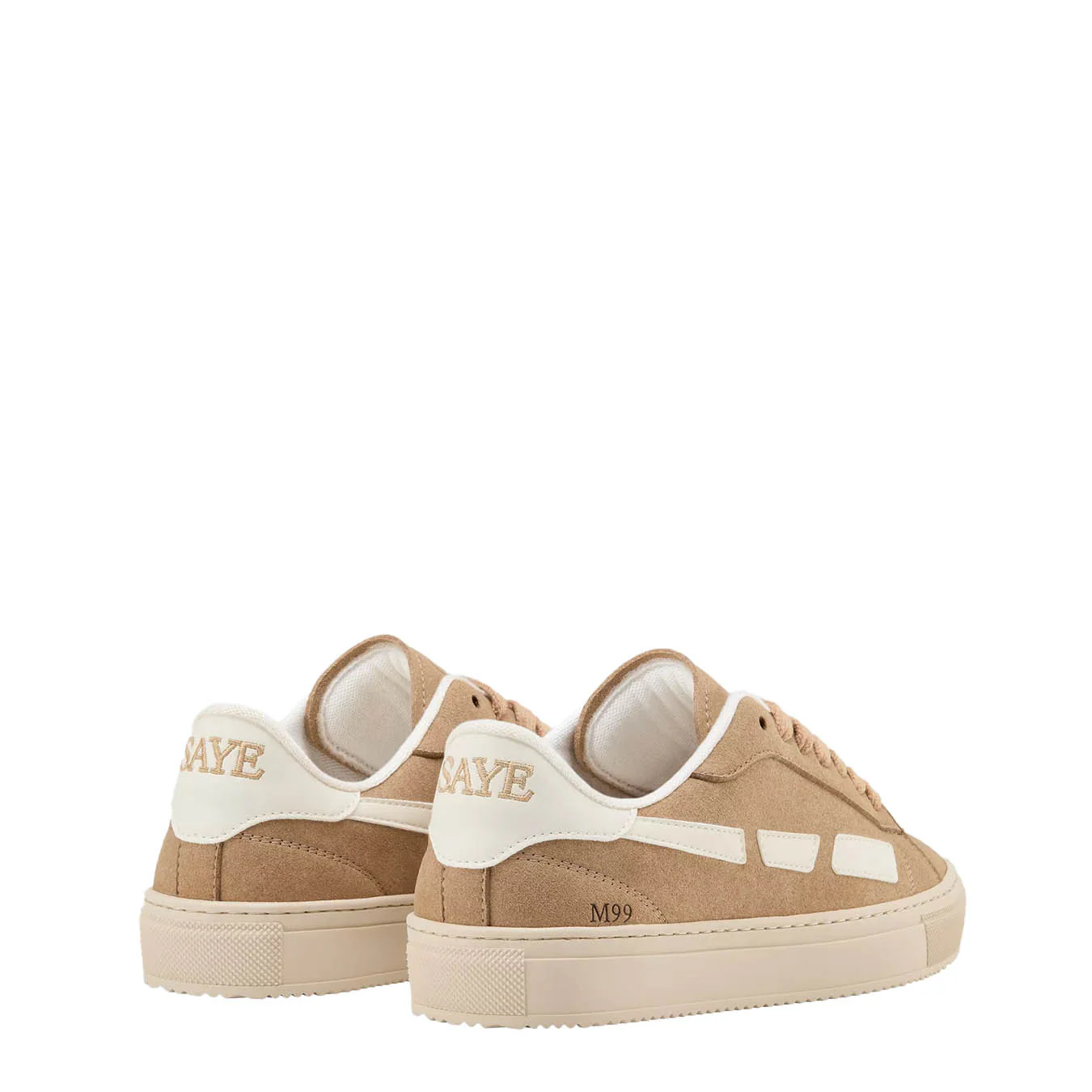 Saye Womens M99 City Trainers Beige - Image 4