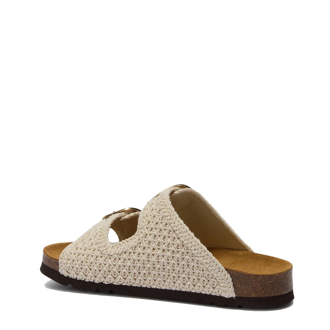 Scholl Womens Noelle Cork Sandals Off White - Image 4