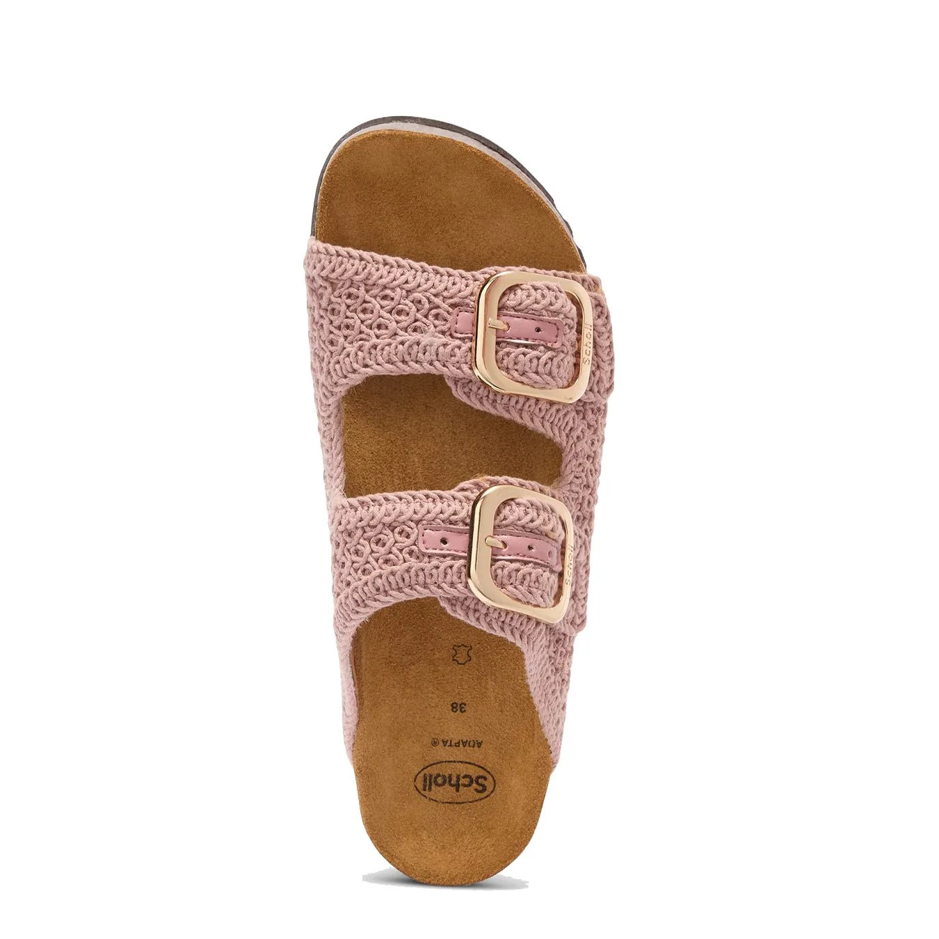 Scholl Womens Noelle Cork Sandals Pink - Image 3