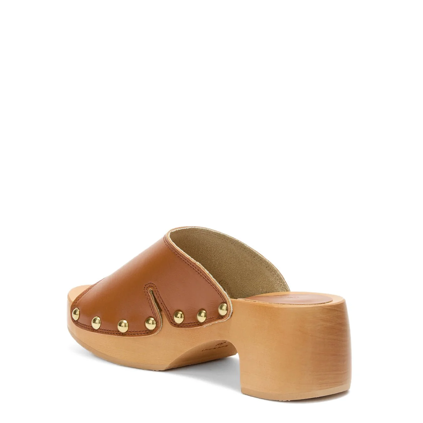 Scholl Womens Pescura Wave Wood Sandals Cognac - Image 4
