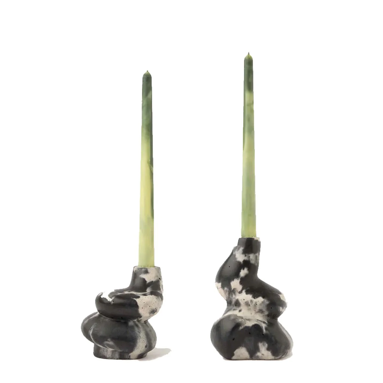 Smith And Goat Cuddle Globs Concrete Candle Holder Mono - Image 2