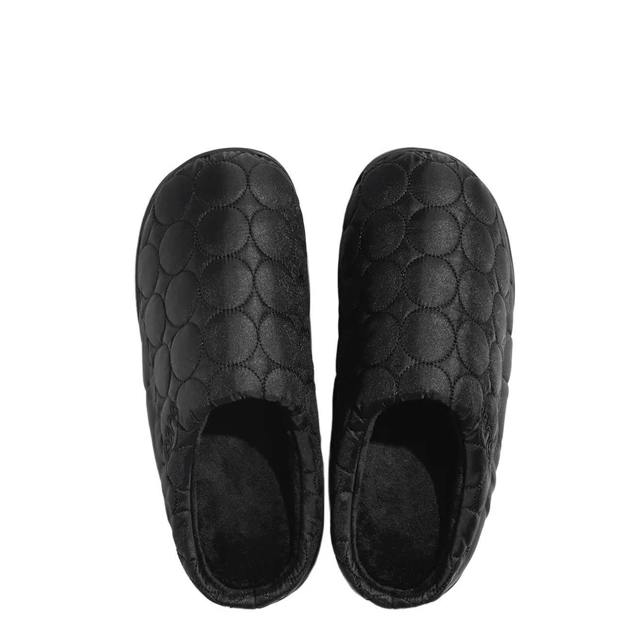 Subu Womens Circle Slipper Black - Image 2