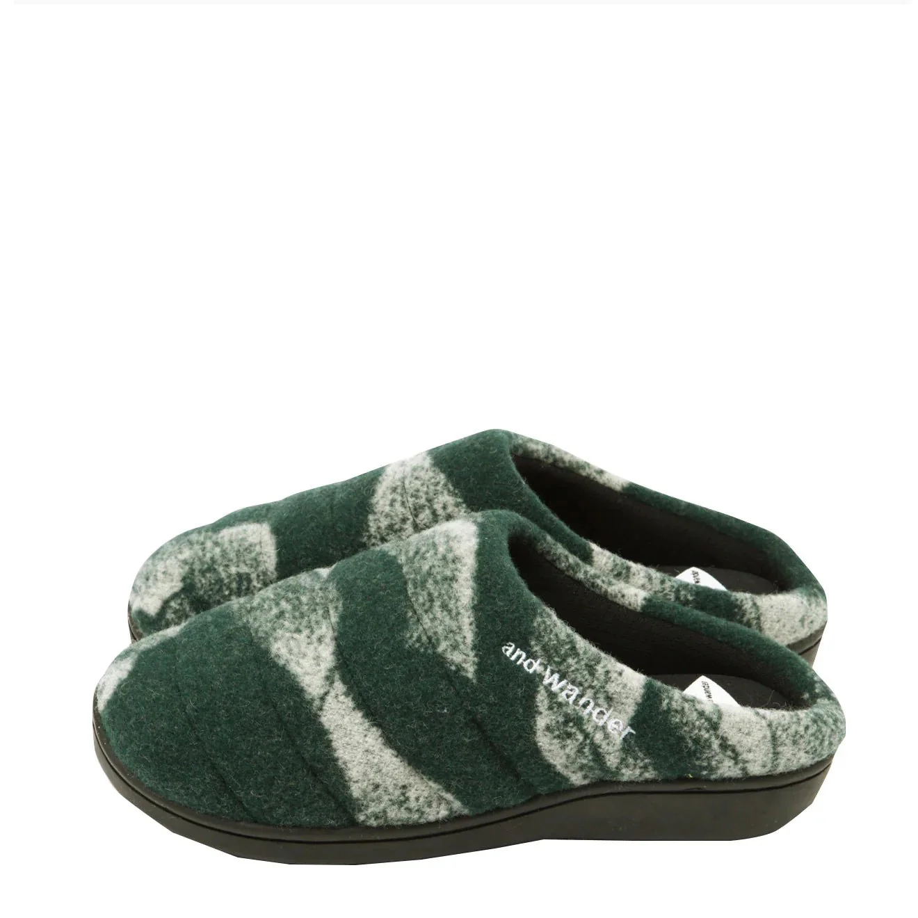 Subu × And Wander Mountain Camo Wool Green - Image 2