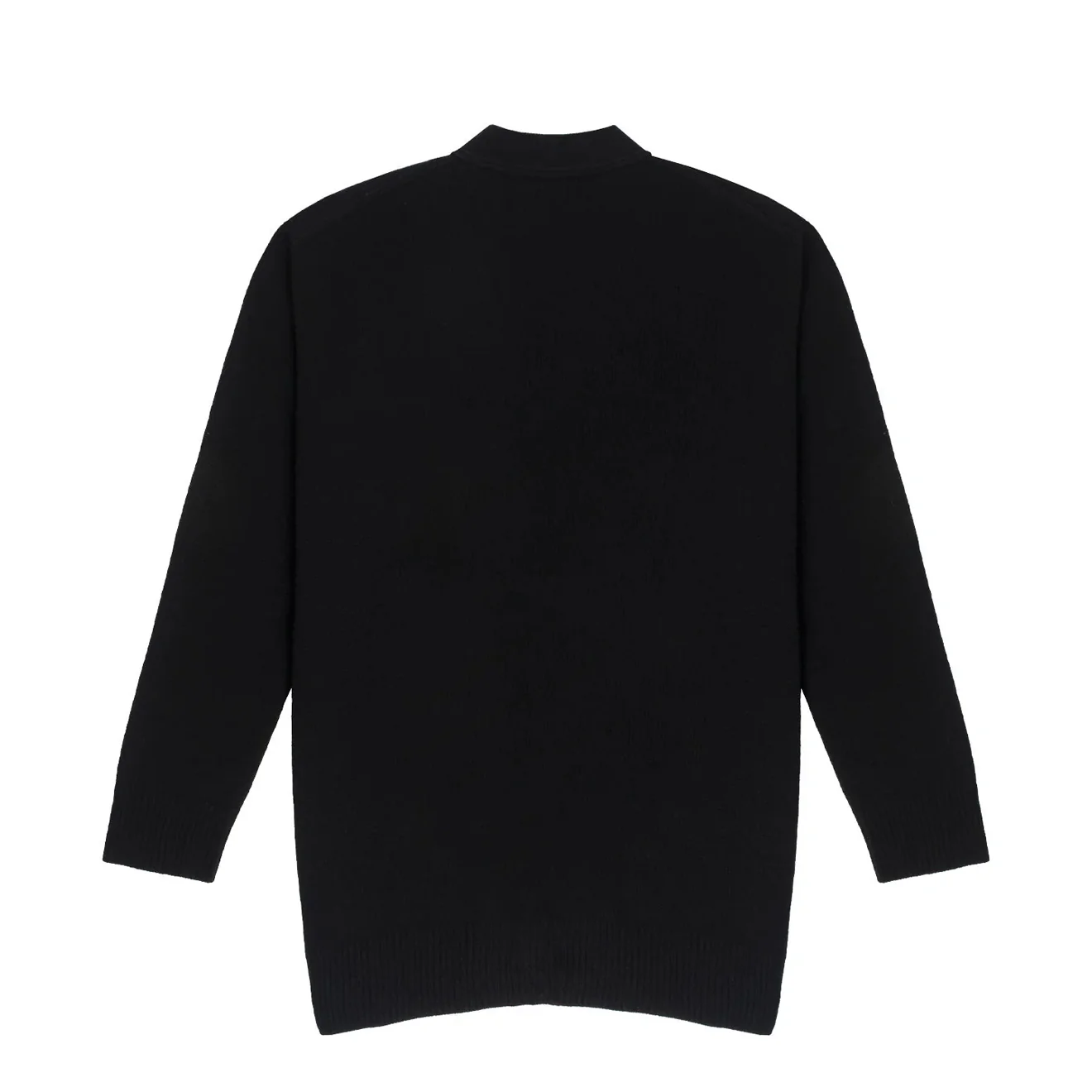 Sunspel Womens Lambswool Cardigan Black - Image 2