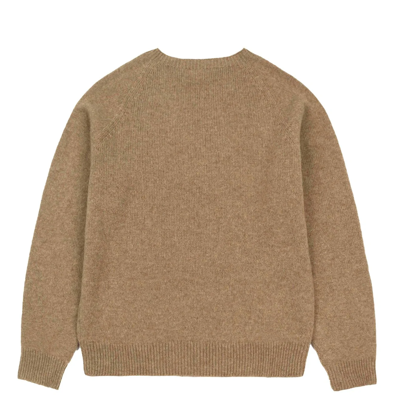 Sunspel Womens Lambswool Crew Mink - Image 2