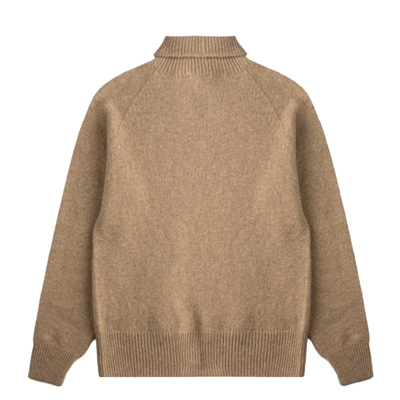 Sunspel Womens Lambswool Funnel Mink - Image 2
