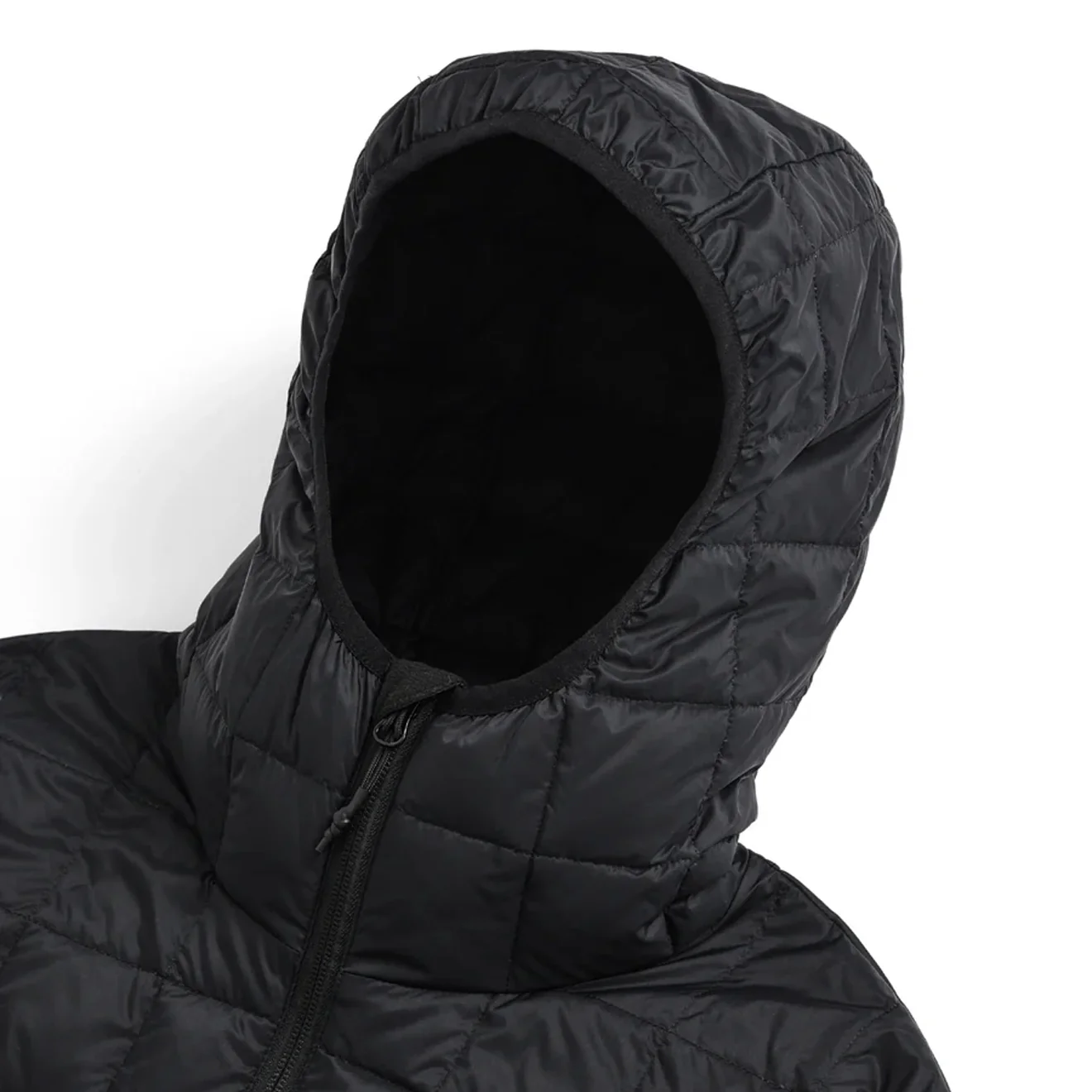 Taion Mountain W-Zip Pull-Over Light Down Hoodie Black - Image 3