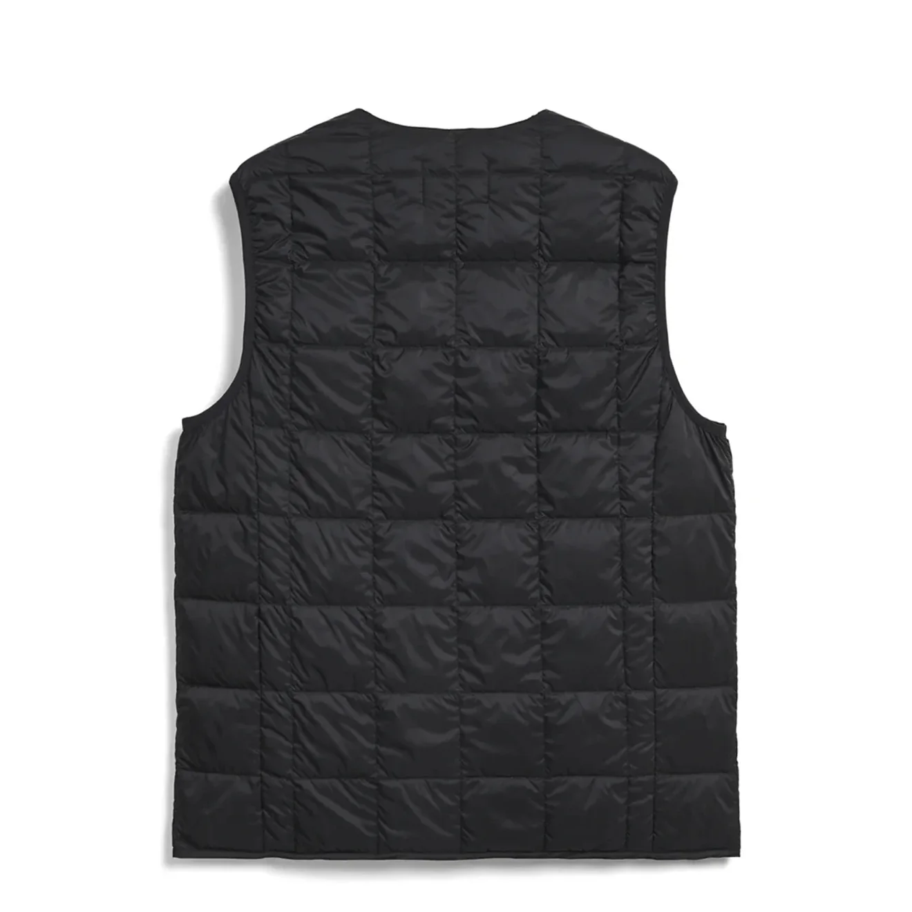Taion Womens V-Neck Button Down Vest Black - Image 2