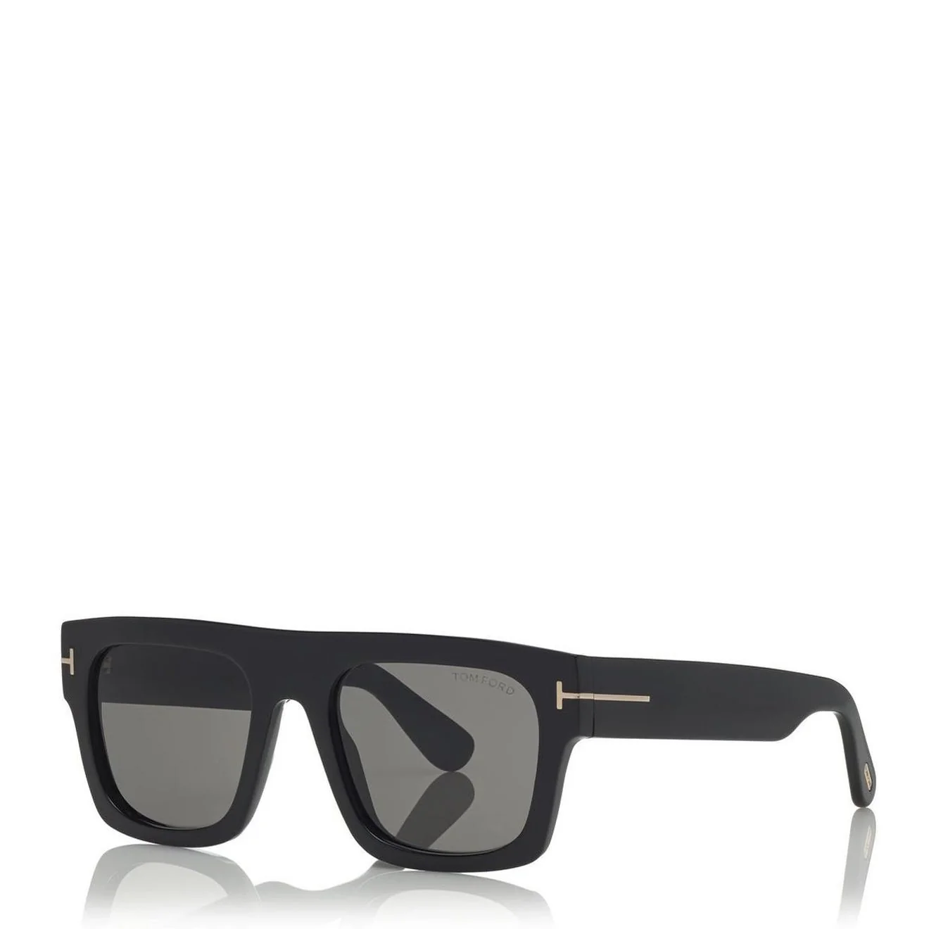 Tom Ford Fausto Sunglasses FT0711 01A 53 Black - Image 2