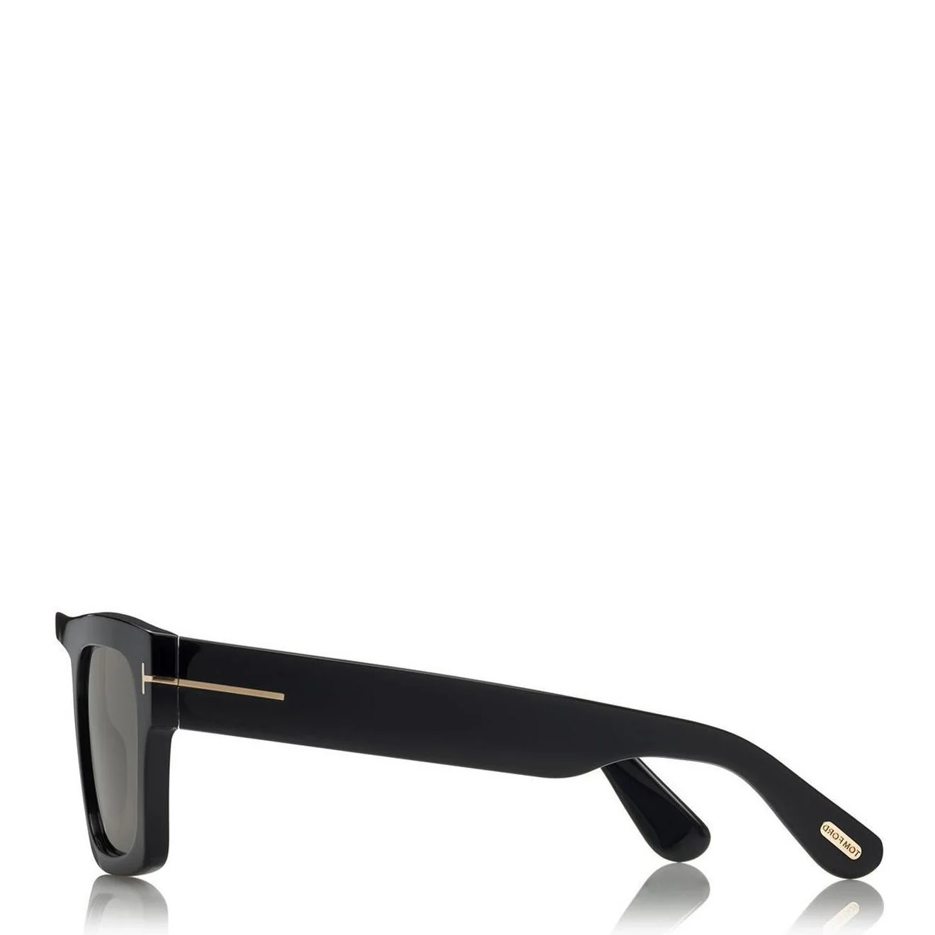 Tom Ford Fausto Sunglasses FT0711 01A 53 Black - Image 3