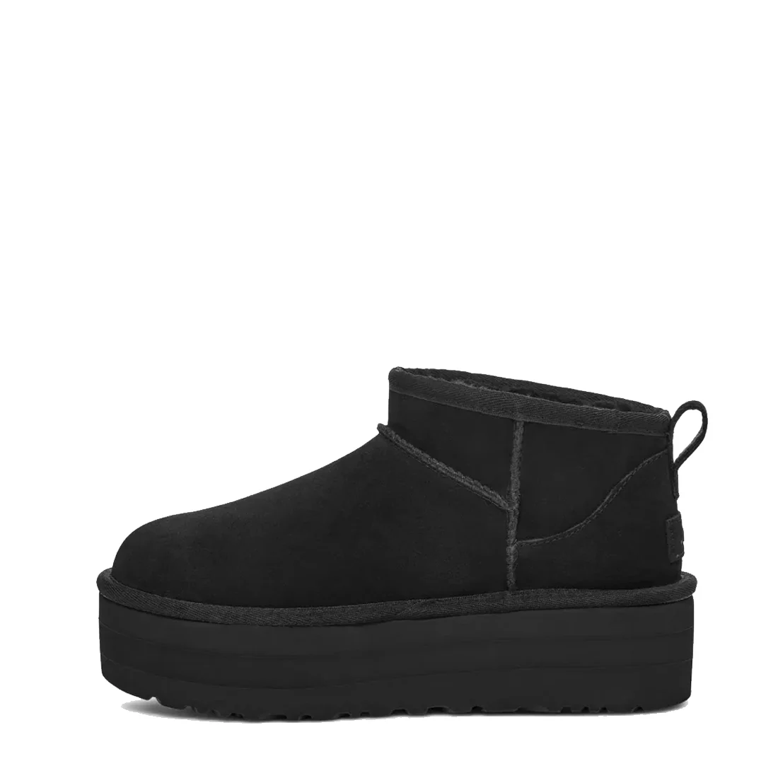 UGG Womens Classic Ultra Mini Platform Boot Black - Image 5