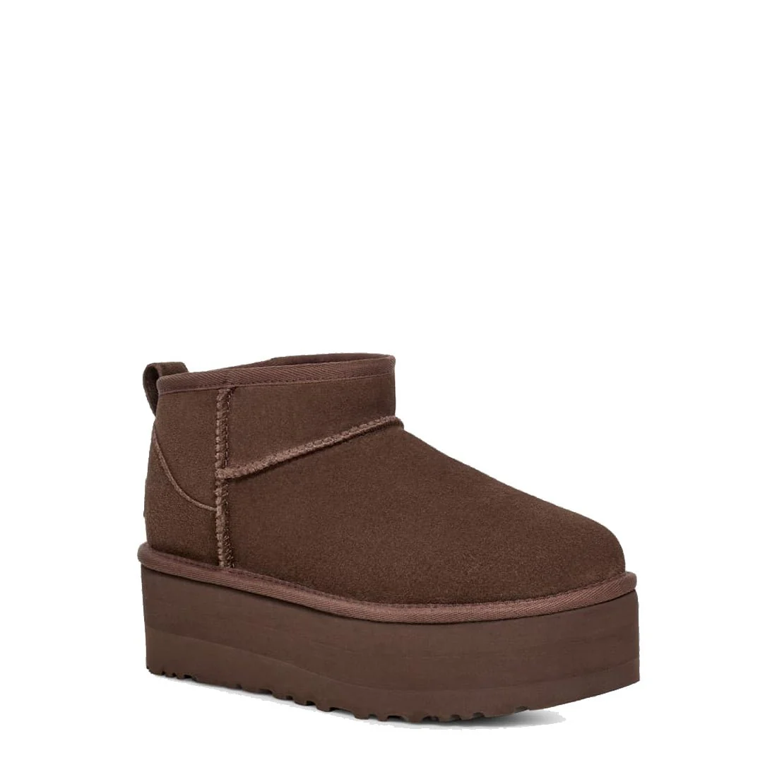 UGG Womens Classic Ultra Mini Platform Boot Burnt Cedar - Image 6