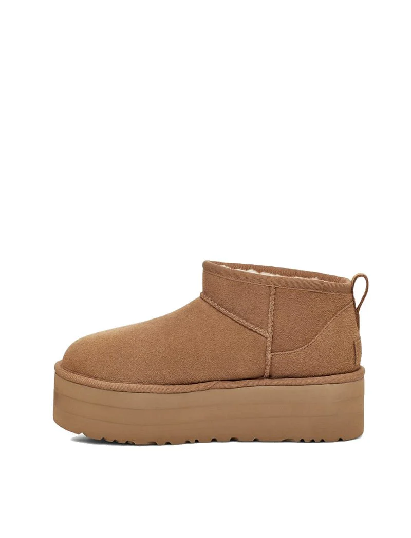 UGG Womens Classic Ultra Mini Platform Boot Chestnut - Image 3