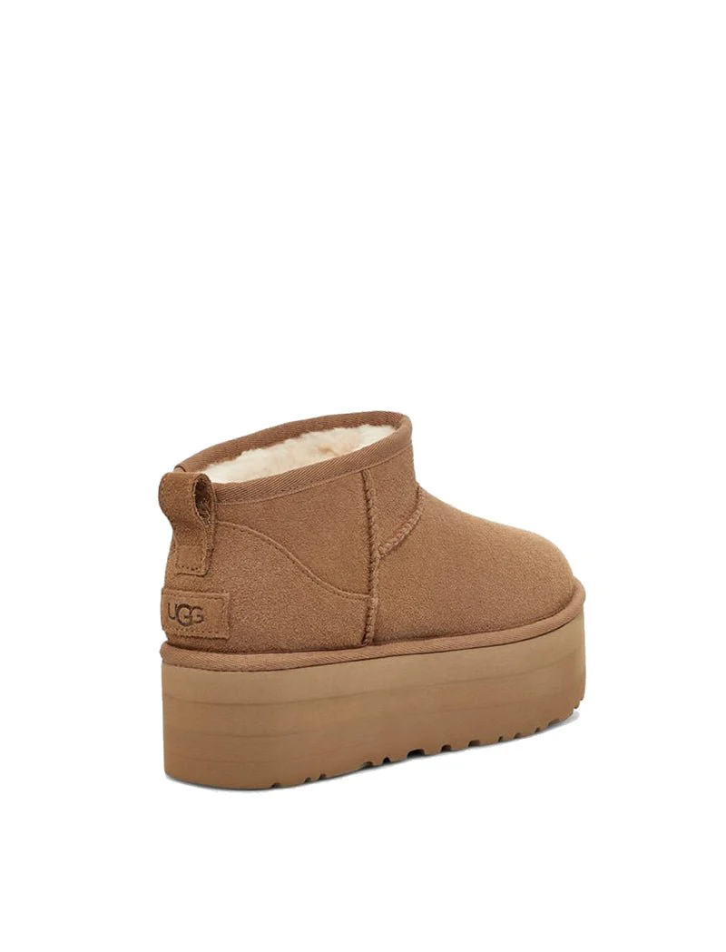 UGG Womens Classic Ultra Mini Platform Boot Chestnut - Image 4