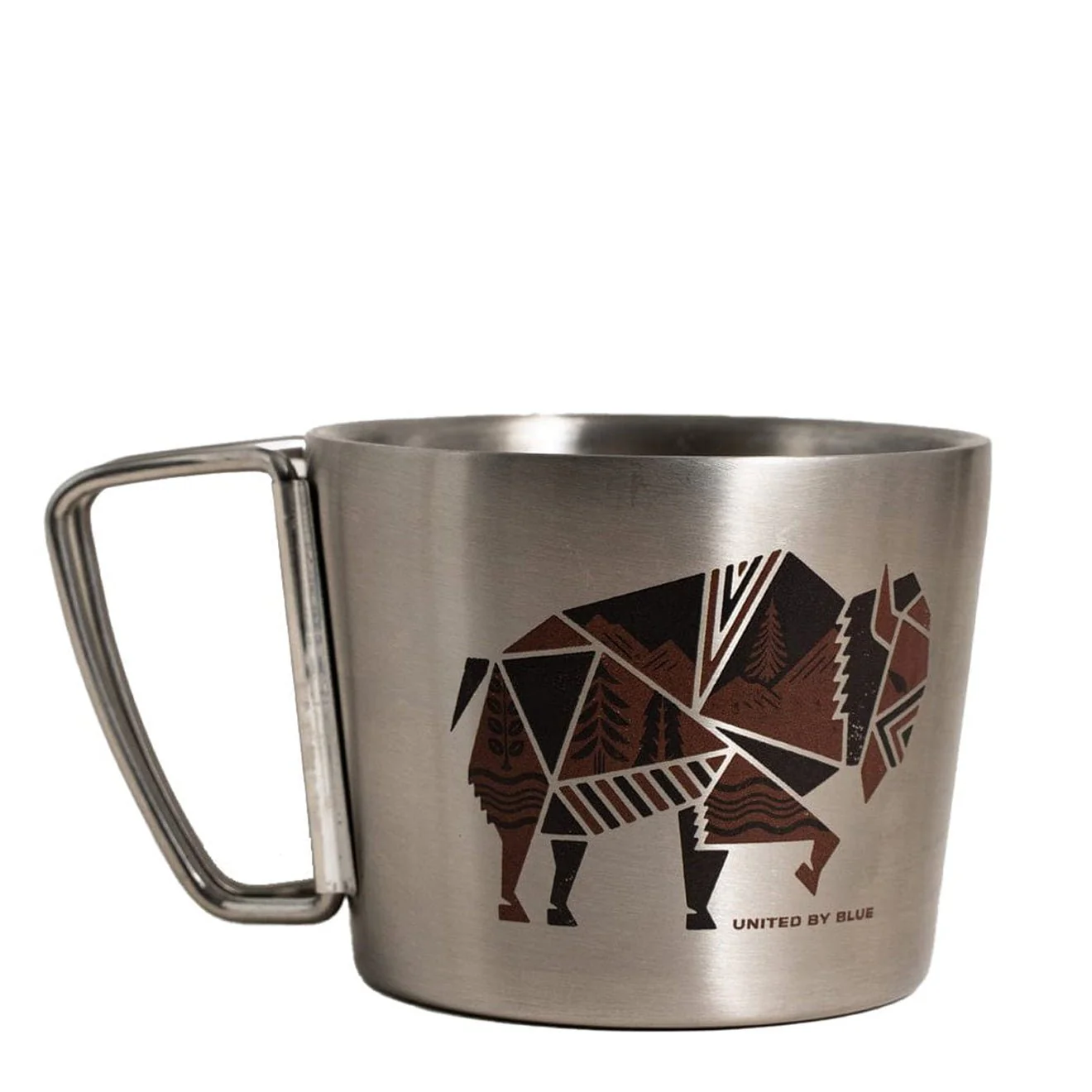 United by Blue 12oz Compass Cup Geo Bison